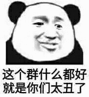 这个群什么都好就是你们太丑了