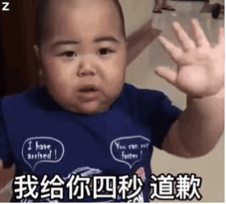 我给你四秒道歉——小胖子萌娃系列表情包