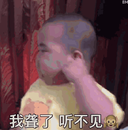 我聋了听不见 - 印尼小胖子萌娃表情表情包